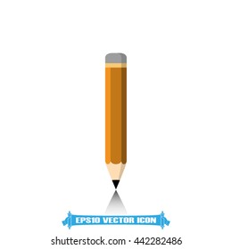 pencil icon vector illustration EPS 10.
