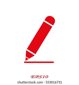 pencil icon vector illustration eps10