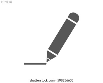 pencil icon vector illustration eps10
