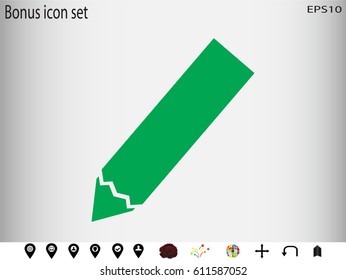 pencil icon vector illustration eps10