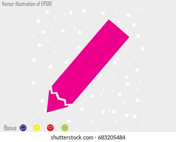 pencil icon vector illustration eps10