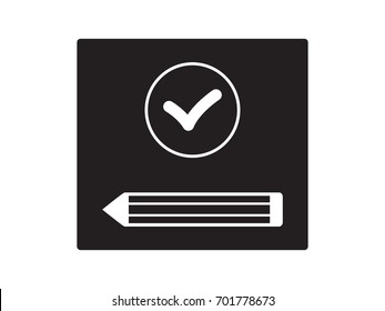 pencil icon vector illustration eps10
