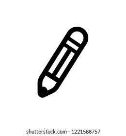 Pencil icon, vector illustration. Flat design style. vector pencil icon illustration isolated on White background, pencil icon Eps10. pencil icons graphic design vector symbols.