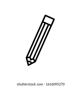 Pencil icon, vector illustration. Flat design style. vector pencil icon illustration isolated on white background, pencil icon Eps10. pencil icons graphic design vector symbols.