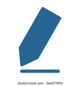 pencil icon, vector illustration. Flat design style