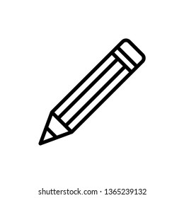 pencil Icon Vector Illustration Logo Template