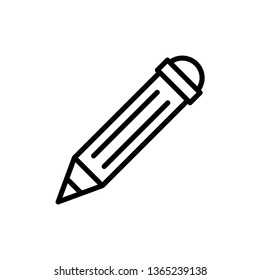 pencil Icon Vector Illustration Logo Template