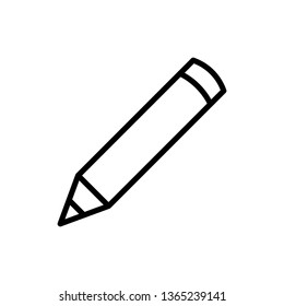 pencil Icon Vector Illustration Logo Template