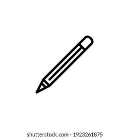Pencil icon vector illustration logo template for many purpose. Isolated on white background.