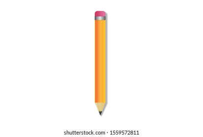 pencil icon, vector illustration on a white background