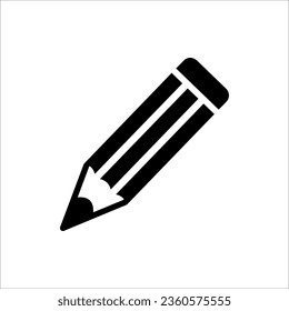pencil icon , vector illustration on white background