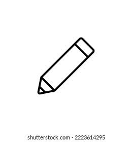 Bleistift-Symbol, Vektorgrafik. Stift und Symbol. Icon-Vektorgrafik bearbeiten