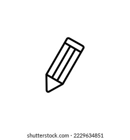 Bleistift-Symbol, Vektorgrafik. Stift und Symbol. Icon-Vektorgrafik bearbeiten