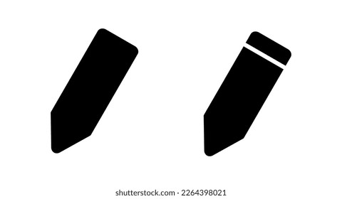 Bleistift-Symbol, Vektorgrafik. Stift und Symbol. Icon-Vektorgrafik bearbeiten