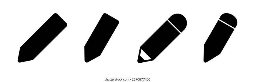 Pencil icon vector illustration. pen sign and symbol. edit icon vector
