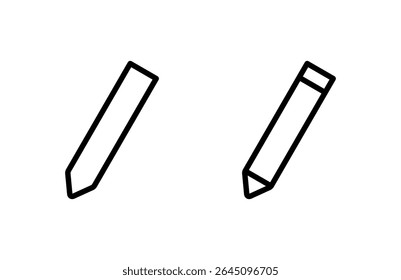 Pencil icon vector illustration. pen sign and symbol. edit icon vector