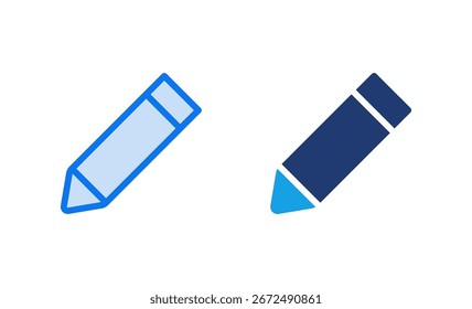 Icono de lápiz Ilustración vectorial. símbolo de lápiz y símbolo. Vector de icono de edición