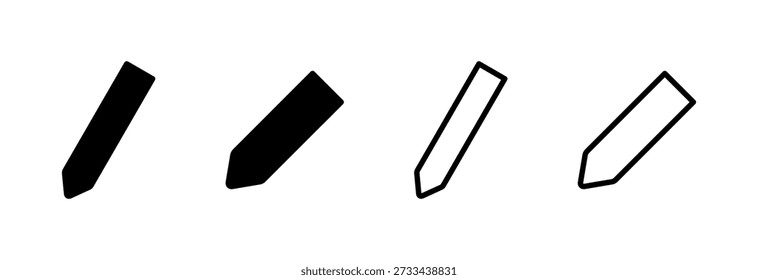 Pencil icon vector illustration. pen sign and symbol. edit icon vector