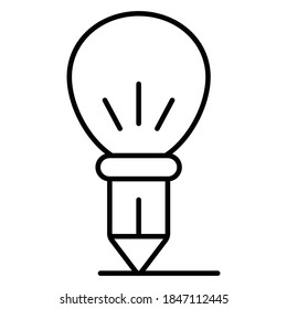 Pencil icon vector illustration photo