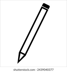 pencil icon vector illustration symbol