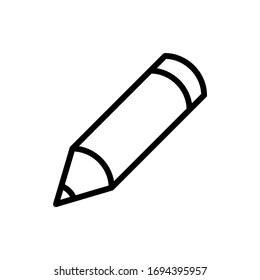 Pencil icon vector illustration for web