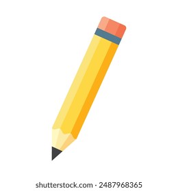 Icono de lápiz Ilustración vectorial fondo blanco