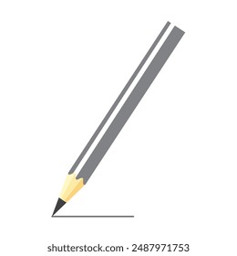 pencil icon vector illustration white background