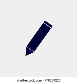 pencil icon, Vector illustration. writing icon
