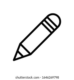 Pencil icon vector ilustration design template
