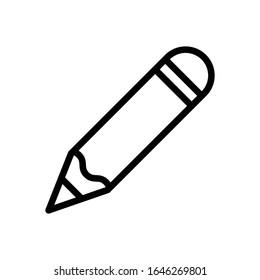 Pencil icon vector ilustration design template