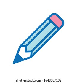 Pencil icon vector ilustration design template