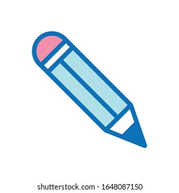 Plantilla de diseño de ilustraciones vectoriales de iconos de lápiz