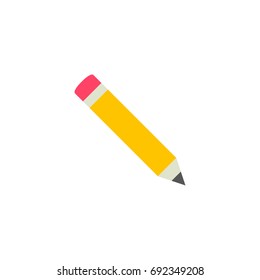 Pencil Icon Vector Isolated