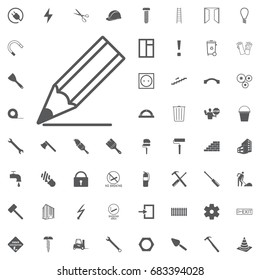 Pencil Icon Vector. isolated on white background