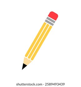 Pencil Icon. Pencil Vector Icon in line style design. Pencil Symbol. Vector illustration.