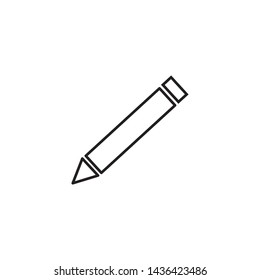 pencil icon vector logo design