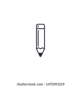 pencil icon vector logo design template