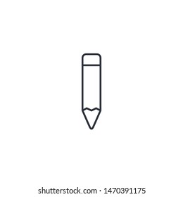 pencil icon vector logo design template