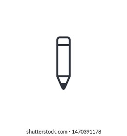 pencil icon vector logo design template
