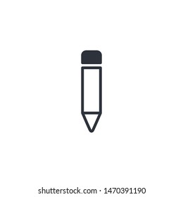 pencil icon vector logo design template