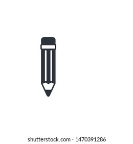 pencil icon vector logo design template