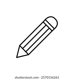 Pencil icon Vector logo set flat