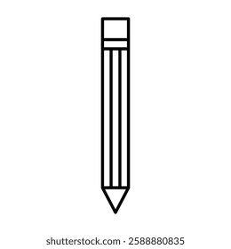 Pencil icon Vector logo set flat