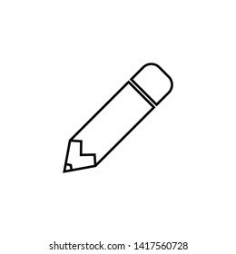 Pencil Icon Vector Logo Template - Vector