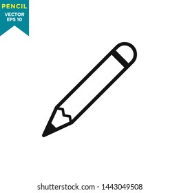 pencil icon vector logo template