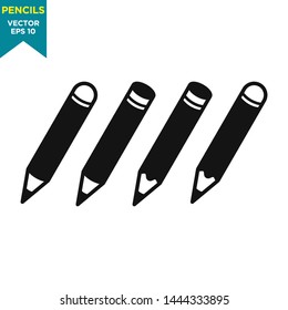 pencil icon vector logo template