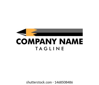 Pencil Icon Vector Logo Template
