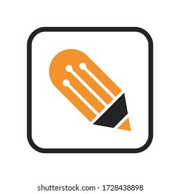 Plantilla de logotipo de vectores de iconos de lápiz Vector de ilustraciones Vector de diseño