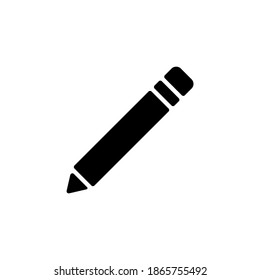 Pencil icon in vector. Logotype