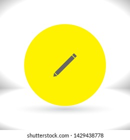 Pencil Icon Vector icon . Lorem Ipsum Illustration design